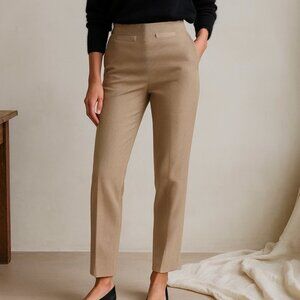 Carven High Rise Wool Beige Dress Pants Sz 8